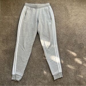 Adidas Originals French Terry 3-Stripe Zip Pocket Joggers Lounge Pants Joggers